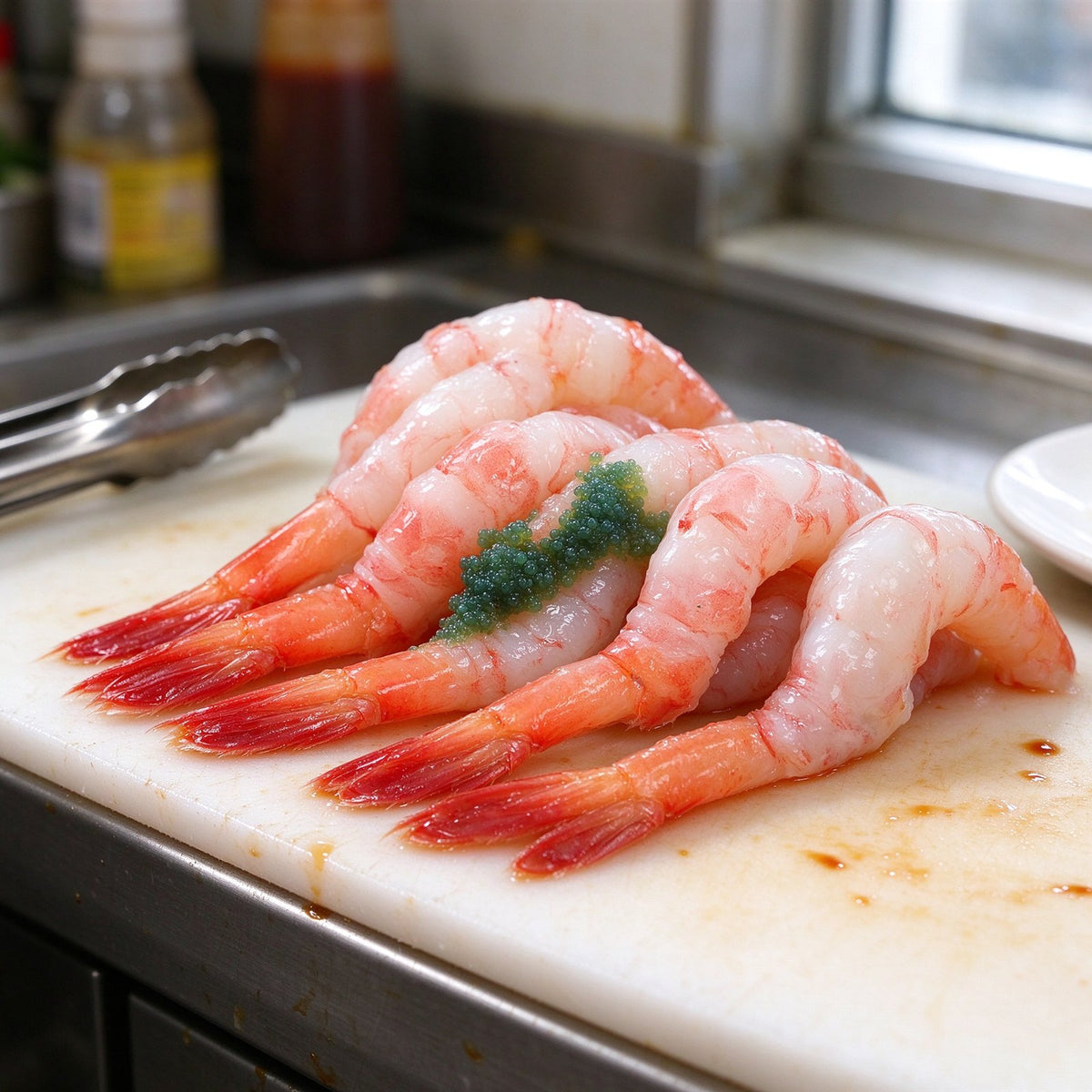 Cooked Arctic Sweet Shrimp with Roe