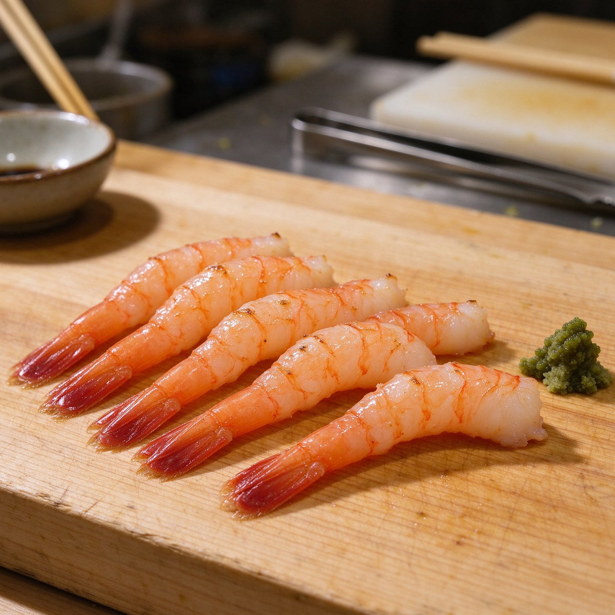 Cooked Arctic Sweet Shrimp with Roe