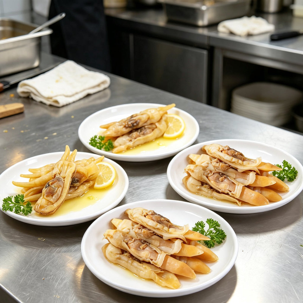 Fresh Razor Clams in Shell